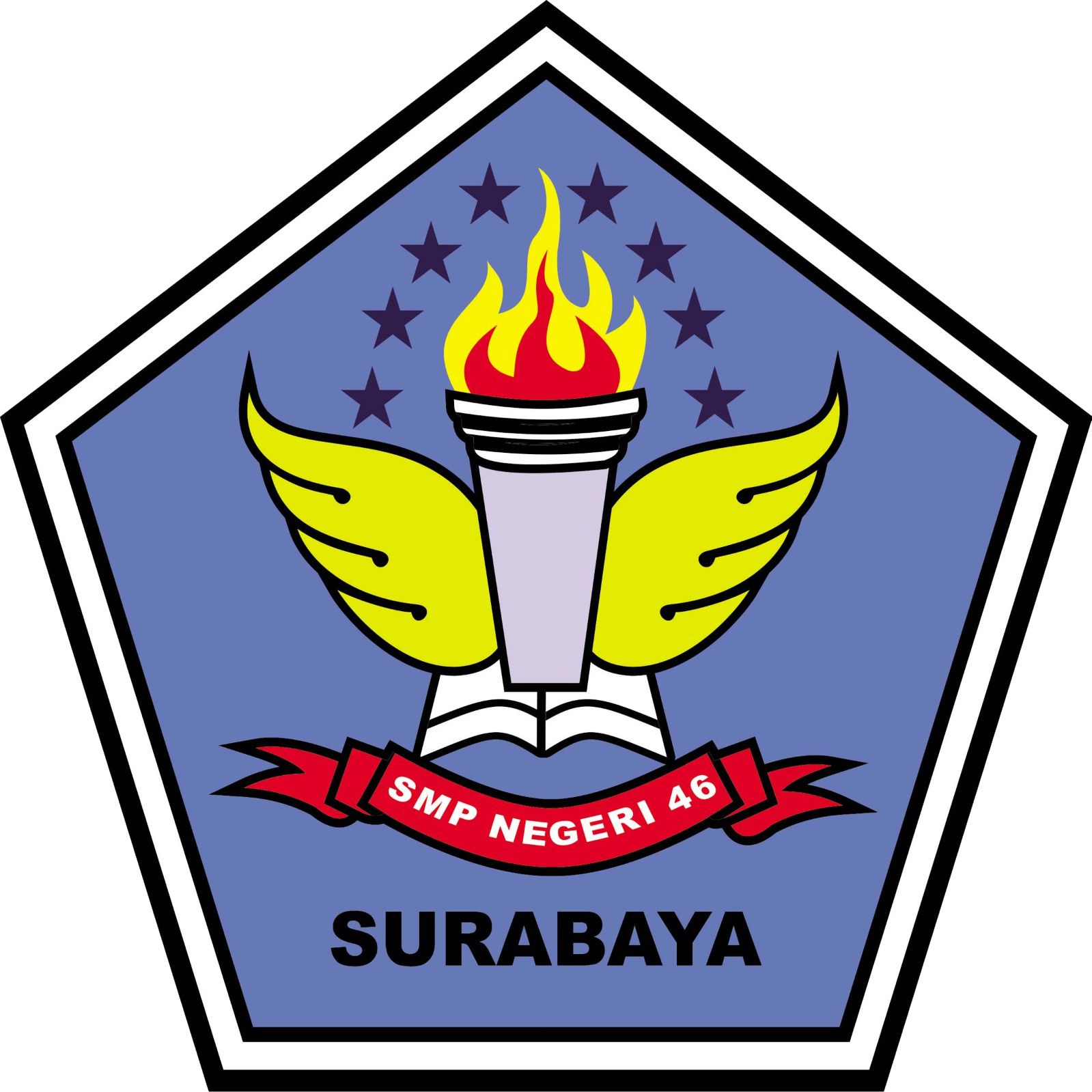 Header logo smpn 46 surabaya